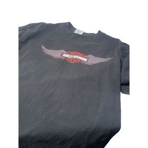Harley Davidson‎ Graphic Tee Shirt Neuvo Progreso Mexico Black Size XL Men's